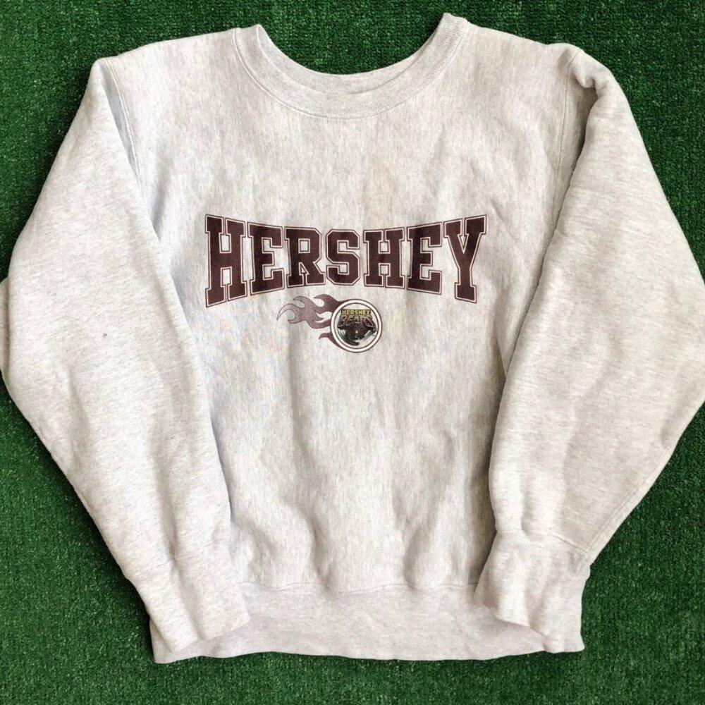 90S Hershey Bears Heavyweight Ahl Crewneck Sweatshirt